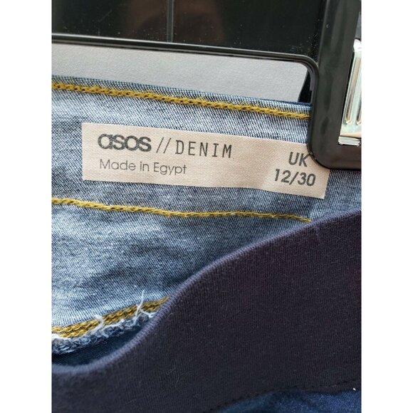 NWT ASOS Maternity Jeans Size 8 cropped skinny jeans  26" inseam  UK 12 EU 30 - Picture 6 of 7